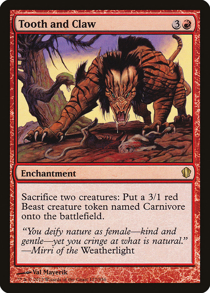 Tooth and Claw [Commander 2013] | Shuffle n Cut Hobbies & Games