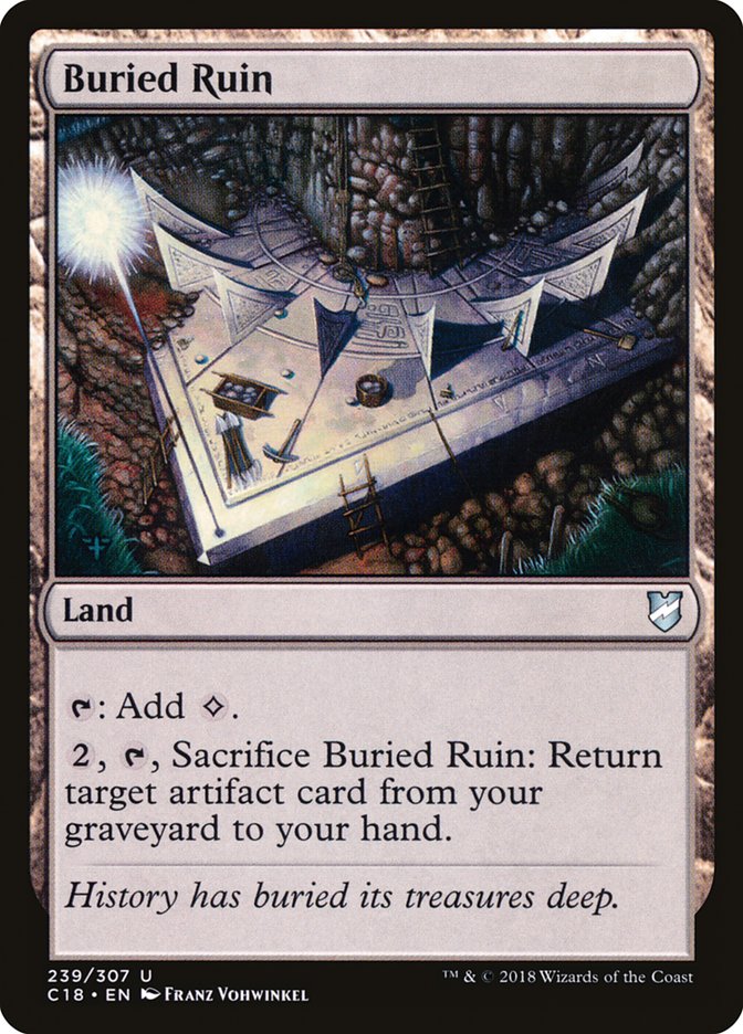 Buried Ruin [Commander 2018] | Shuffle n Cut Hobbies & Games