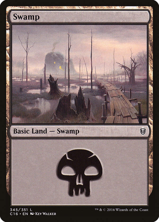 Swamp (345) [Commander 2016] | Shuffle n Cut Hobbies & Games