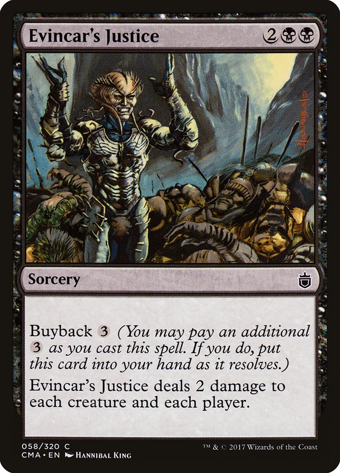 Evincar's Justice [Commander Anthology] | Shuffle n Cut Hobbies & Games