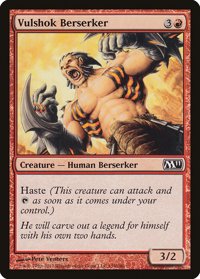 Vulshok Berserker [Magic 2011] | Shuffle n Cut Hobbies & Games