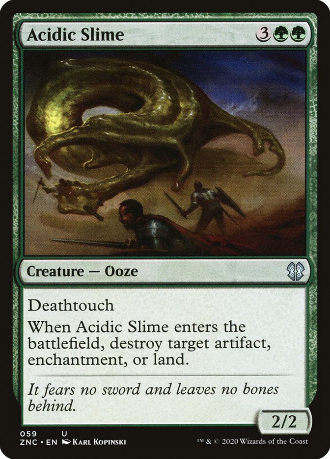 Acidic Slime [Zendikar Rising Commander] | Shuffle n Cut Hobbies & Games