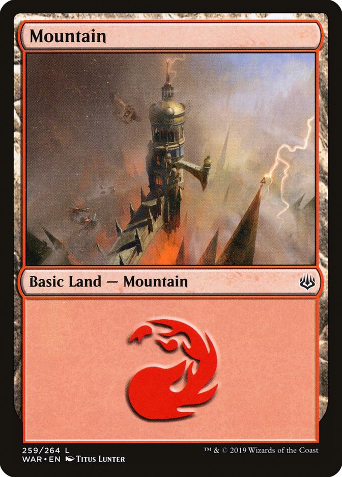 Mountain (259) [War of the Spark] | Shuffle n Cut Hobbies & Games