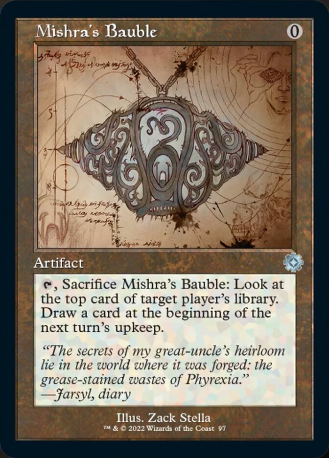 Mishra's Bauble (Retro Schematic) [The Brothers' War Retro Artifacts] | Shuffle n Cut Hobbies & Games