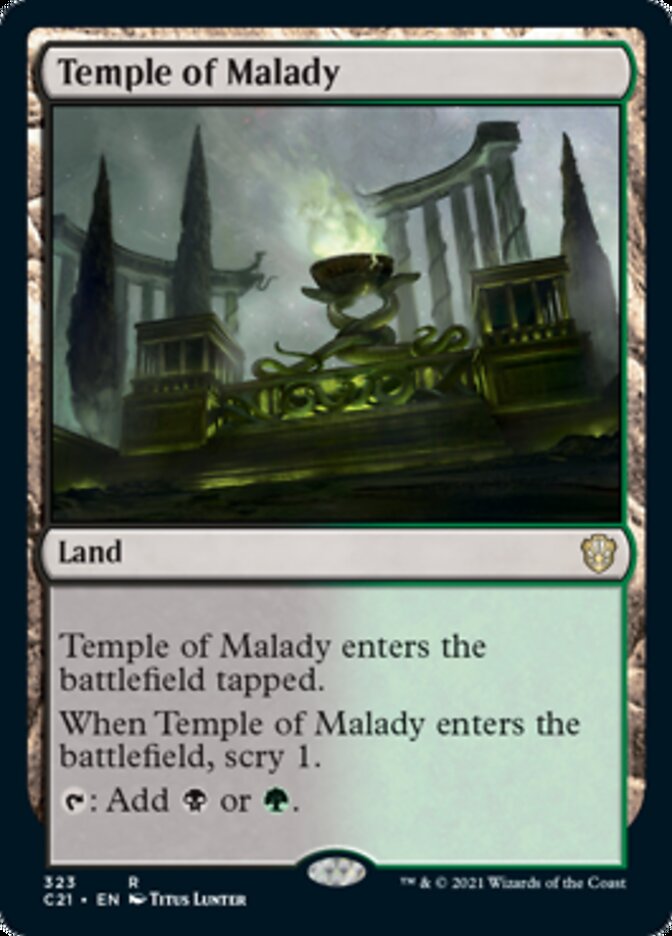Temple of Malady [Commander 2021] | Shuffle n Cut Hobbies & Games