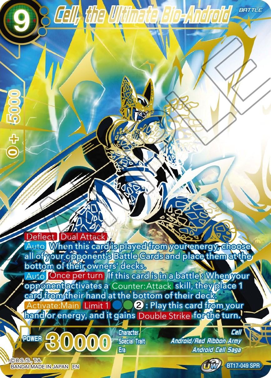 Cell, the Ultimate Bio-Android (SPR) (BT17-049) [Ultimate Squad] | Shuffle n Cut Hobbies & Games