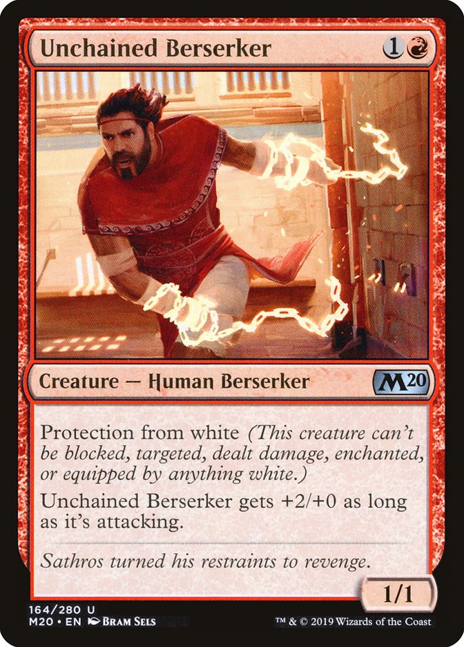 Unchained Berserker [Core Set 2020] | Shuffle n Cut Hobbies & Games