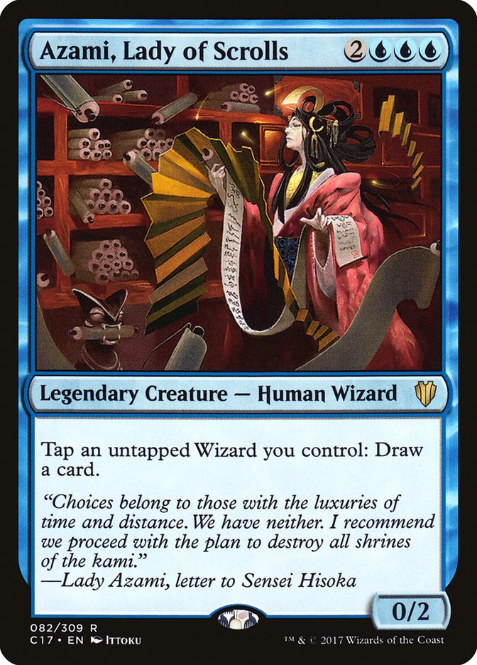 Azami, Lady of Scrolls [Commander 2017] | Shuffle n Cut Hobbies & Games