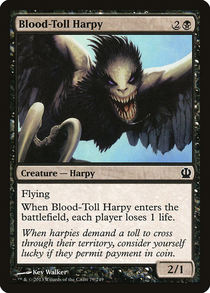 Blood-Toll Harpy [Theros] | Shuffle n Cut Hobbies & Games