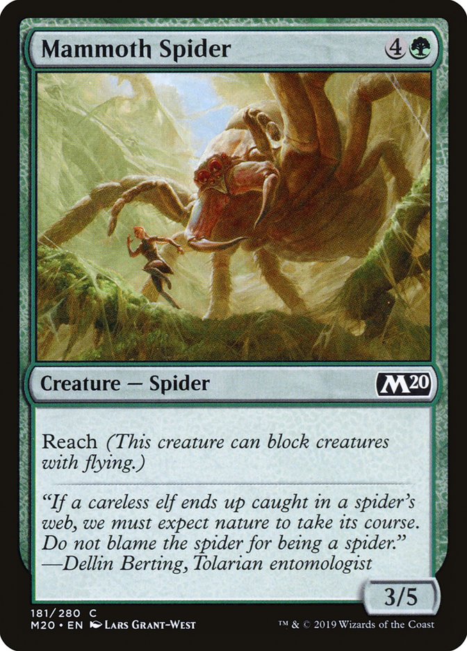 Mammoth Spider [Core Set 2020] | Shuffle n Cut Hobbies & Games