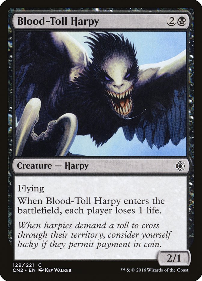 Blood-Toll Harpy [Conspiracy: Take the Crown] | Shuffle n Cut Hobbies & Games