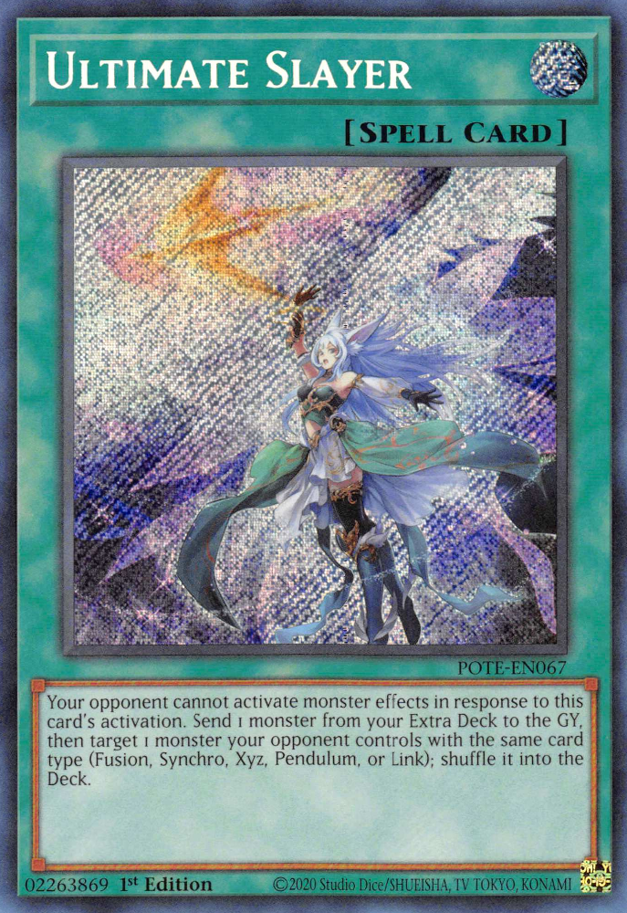 Ultimate Slayer [POTE-EN067] Secret Rare | Shuffle n Cut Hobbies & Games