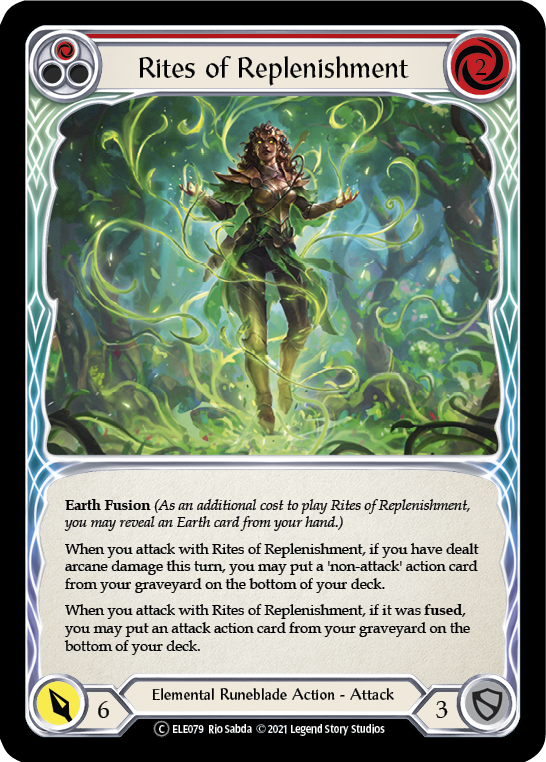 Rites of Replenishment (Red) [U-ELE079] Unlimited Normal | Shuffle n Cut Hobbies & Games