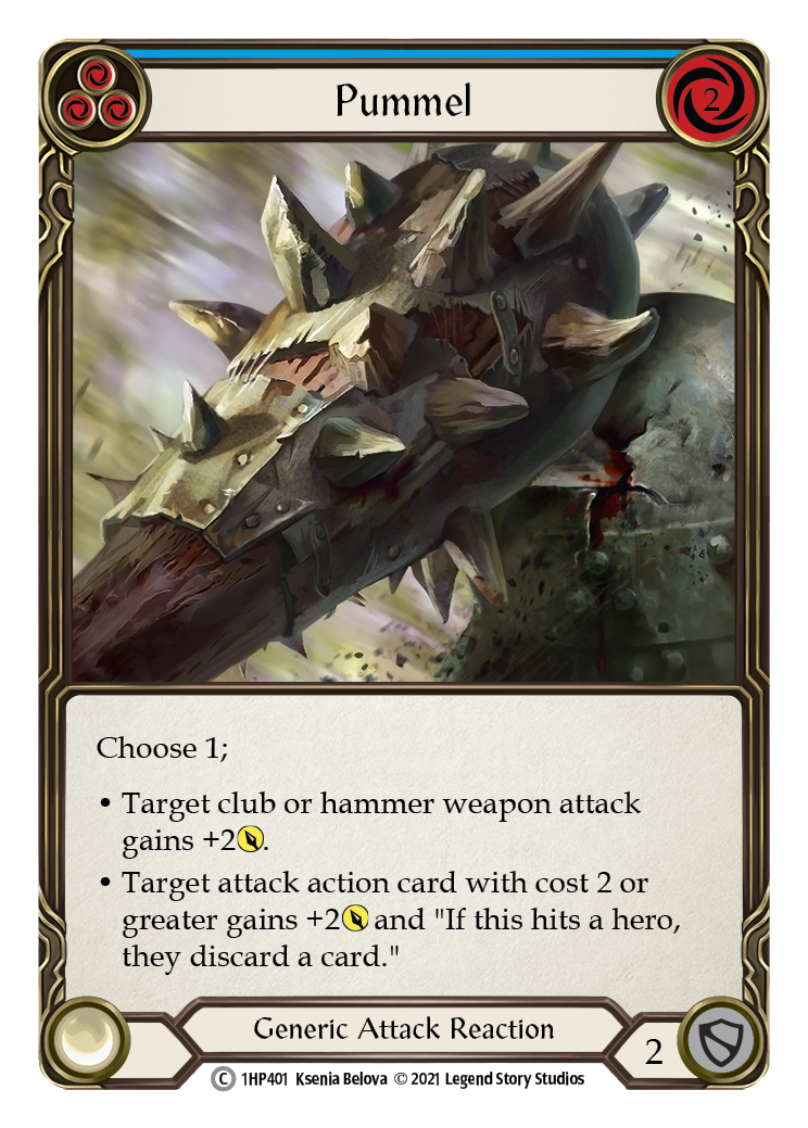 Pummel (Blue) [1HP401] | Shuffle n Cut Hobbies & Games
