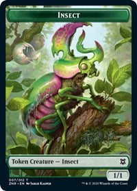 Insect // Kor Warrior Double-Sided Token [Zendikar Rising Tokens] | Shuffle n Cut Hobbies & Games