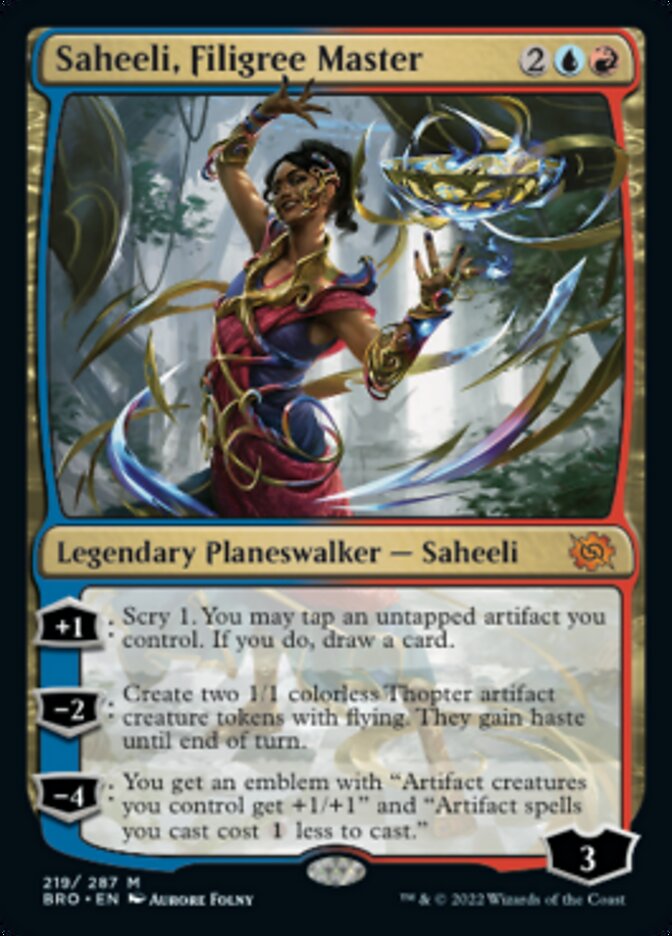 Saheeli, Filigree Master [The Brothers' War] | Shuffle n Cut Hobbies & Games