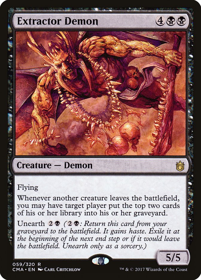 Extractor Demon [Commander Anthology] | Shuffle n Cut Hobbies & Games