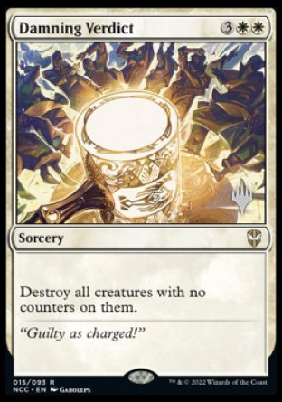 Damning Verdict (Promo Pack) [Streets of New Capenna Commander Promos] | Shuffle n Cut Hobbies & Games