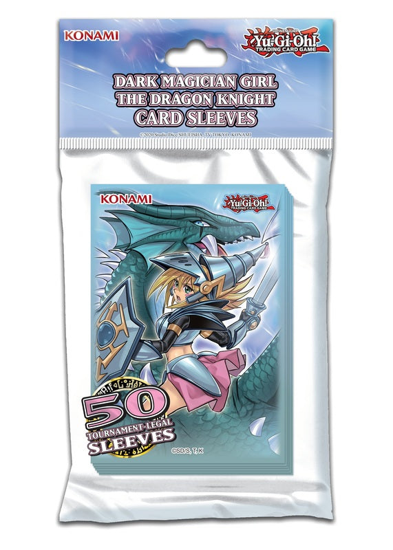 Konami Sleeves: Dark Magician Girl the Dragon Knight | Shuffle n Cut Hobbies & Games