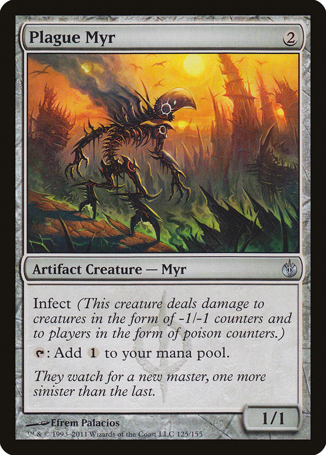 Plague Myr [Mirrodin Besieged] | Shuffle n Cut Hobbies & Games