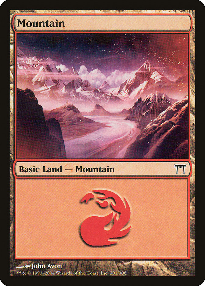 Mountain (301) [Champions of Kamigawa] | Shuffle n Cut Hobbies & Games