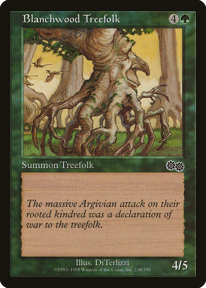 Blanchwood Treefolk [Urza's Saga] | Shuffle n Cut Hobbies & Games