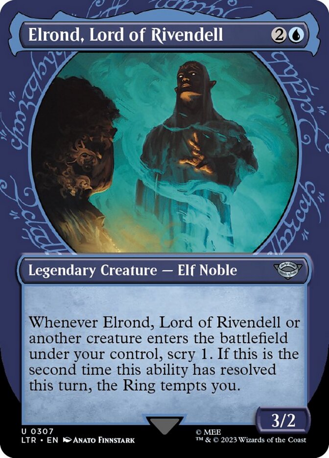 Elrond, Lord of Rivendell (Showcase Ring Frame) [The Lord of the Rings: Tales of Middle-Earth] | Shuffle n Cut Hobbies & Games