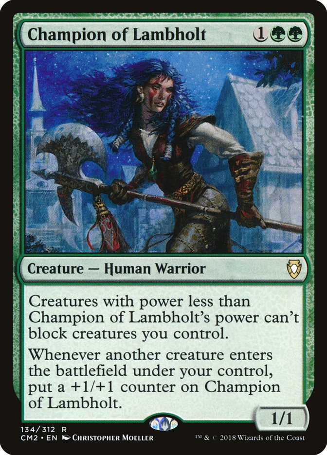 Champion of Lambholt [Commander Anthology Volume II] | Shuffle n Cut Hobbies & Games