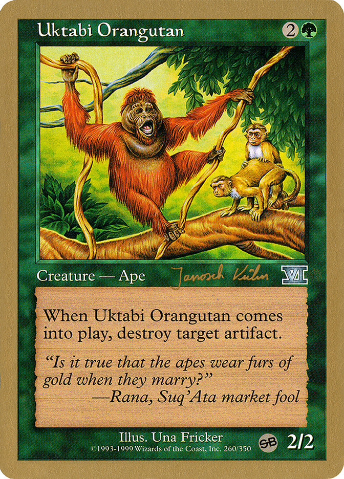 Uktabi Orangutan (Janosch Kuhn) (SB) [World Championship Decks 2000] | Shuffle n Cut Hobbies & Games