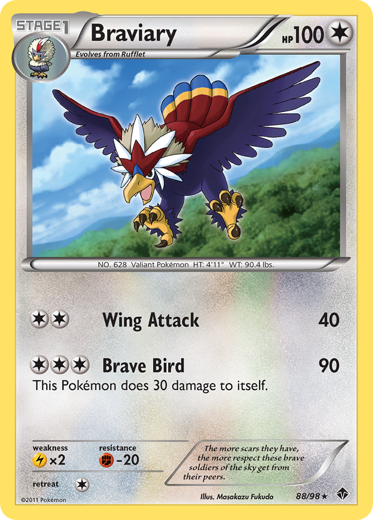 Braviary (88/98) [Black & White: Emerging Powers] | Shuffle n Cut Hobbies & Games
