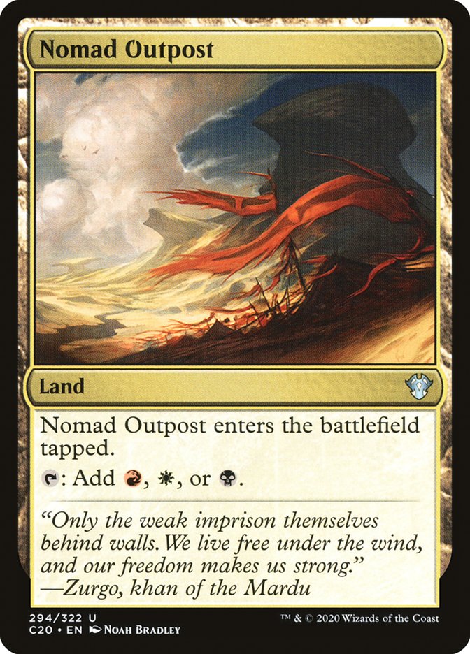 Nomad Outpost [Commander 2020] | Shuffle n Cut Hobbies & Games
