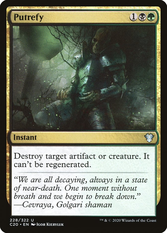 Putrefy [Commander 2020] | Shuffle n Cut Hobbies & Games