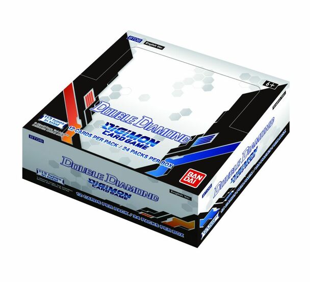 Digimon Card Game Series 06 Double Diamond BT06 Booster Display | Shuffle n Cut Hobbies & Games