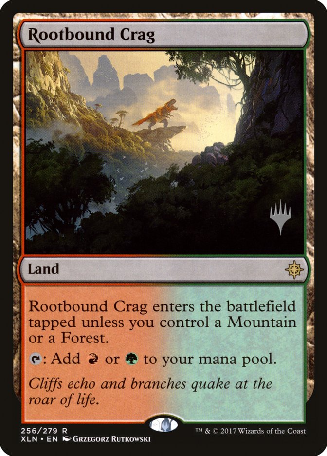 Rootbound Crag (Promo Pack) [Ixalan Promos] | Shuffle n Cut Hobbies & Games