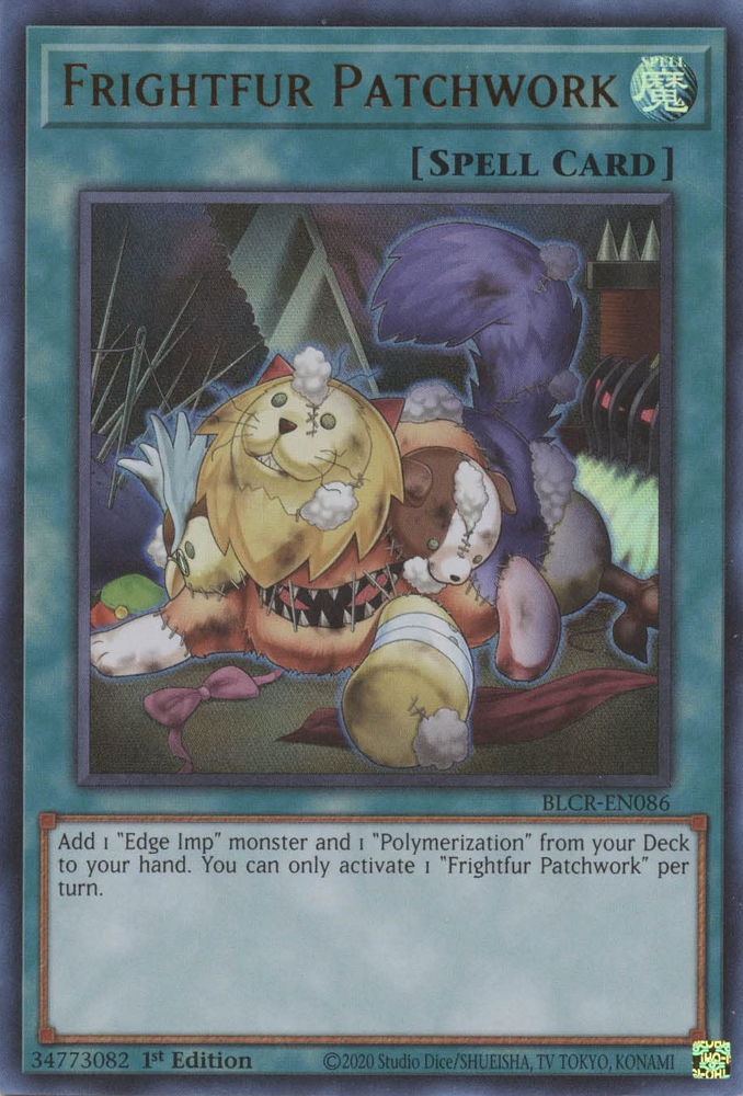 Frightfur Patchwork [BLCR-EN086] Ultra Rare | Shuffle n Cut Hobbies & Games