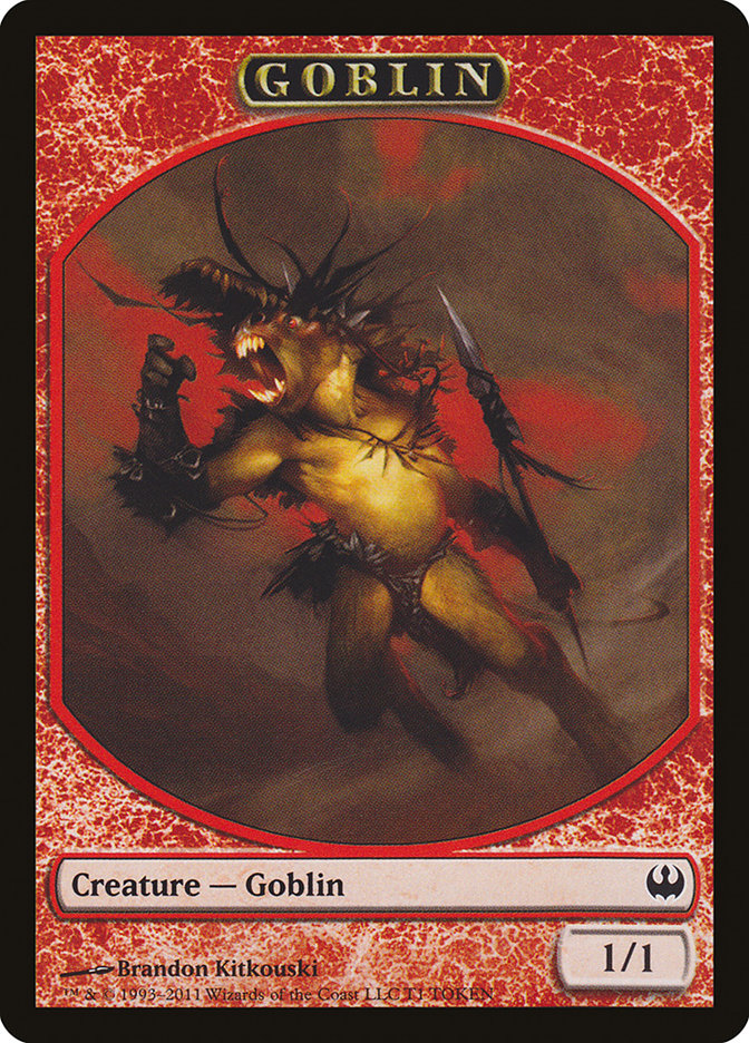 Goblin Token [Duel Decks: Knights vs. Dragons Tokens] | Shuffle n Cut Hobbies & Games