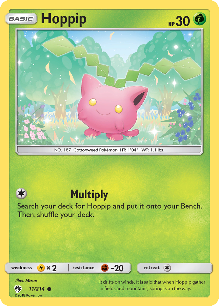 Hoppip (11/214) [Sun & Moon: Lost Thunder] | Shuffle n Cut Hobbies & Games