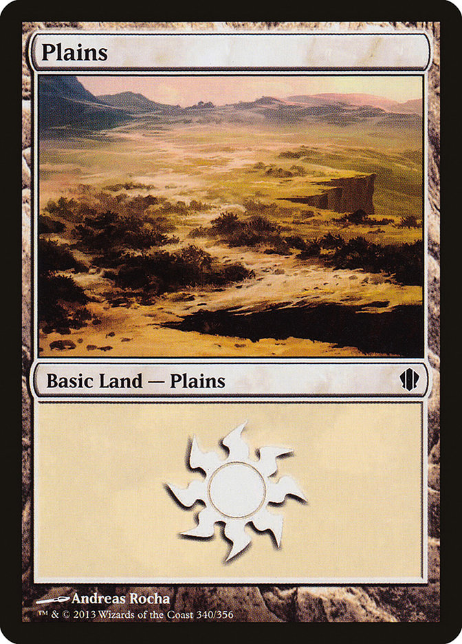 Plains (340) [Commander 2013] | Shuffle n Cut Hobbies & Games