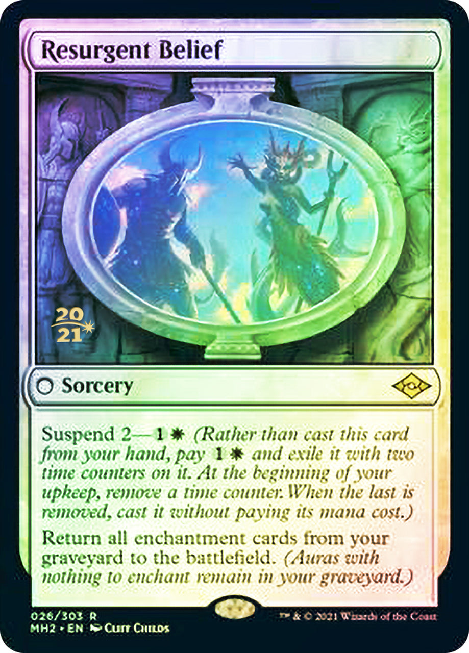 Resurgent Belief [Modern Horizons 2 Prerelease Promos] | Shuffle n Cut Hobbies & Games