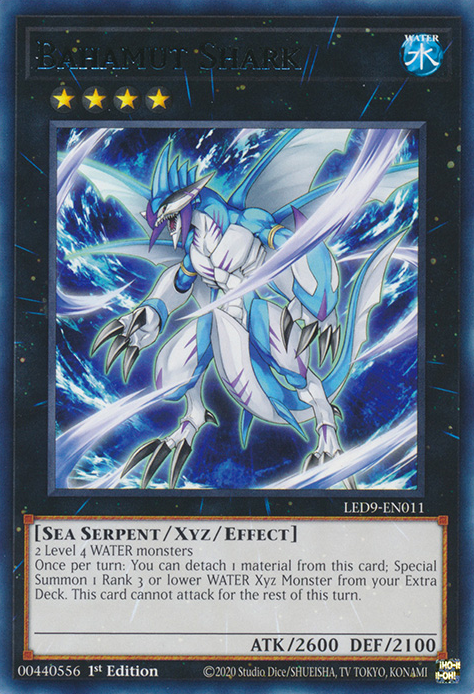 Bahamut Shark [LED9-EN011] Rare | Shuffle n Cut Hobbies & Games