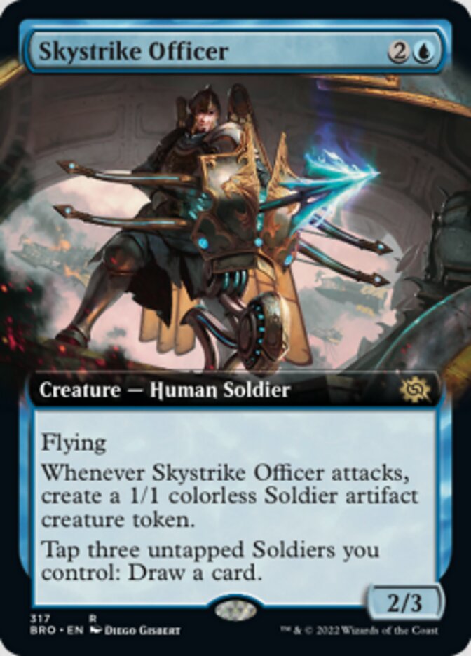 Skystrike Officer (Extended Art) [The Brothers' War] | Shuffle n Cut Hobbies & Games