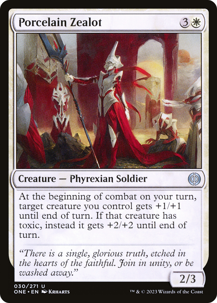 Porcelain Zealot [Phyrexia: All Will Be One] | Shuffle n Cut Hobbies & Games