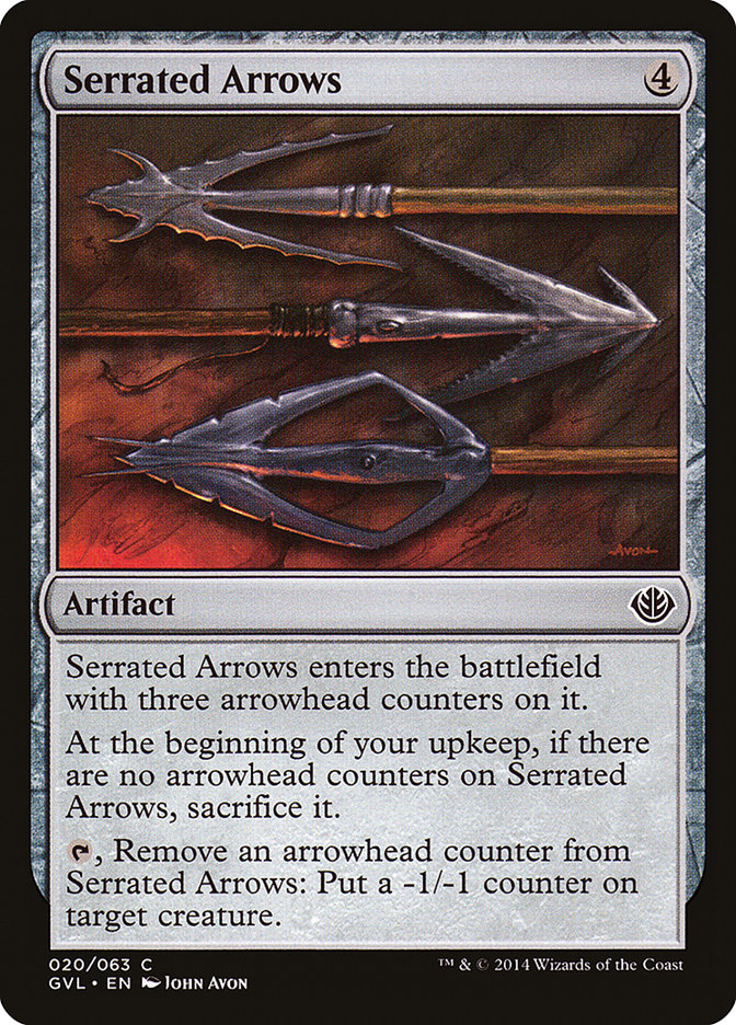 Serrated Arrows (Garruk vs. Liliana) [Duel Decks Anthology] | Shuffle n Cut Hobbies & Games