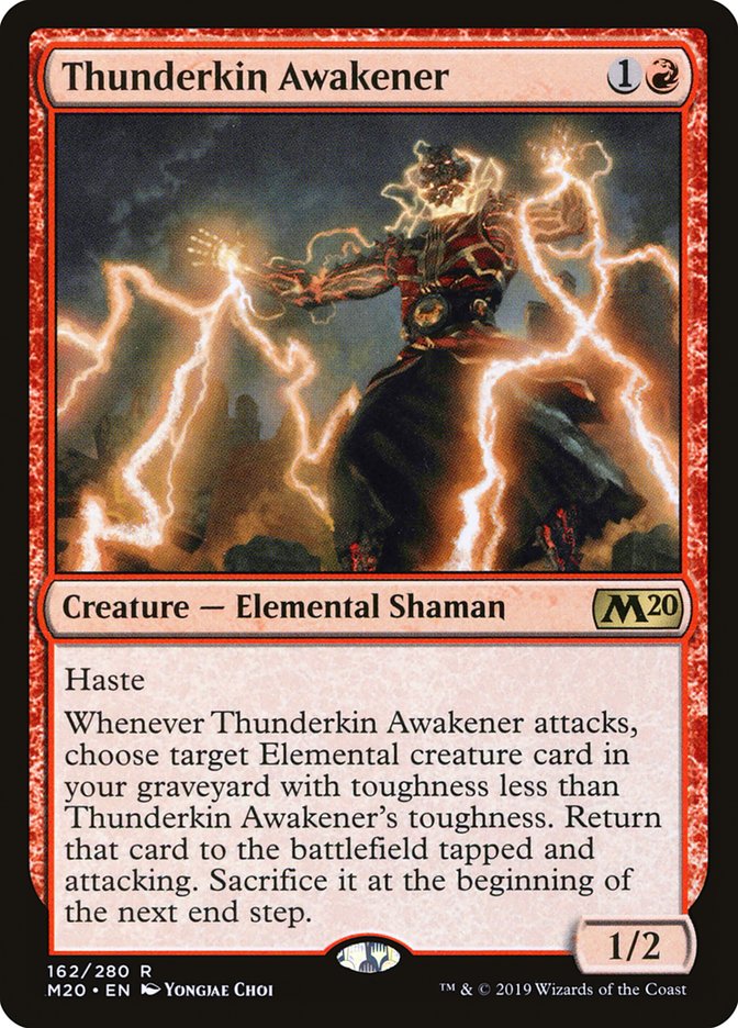 Thunderkin Awakener [Core Set 2020] | Shuffle n Cut Hobbies & Games