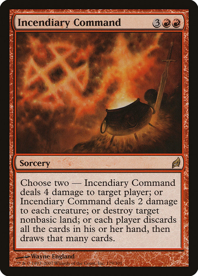 Incendiary Command [Lorwyn] | Shuffle n Cut Hobbies & Games