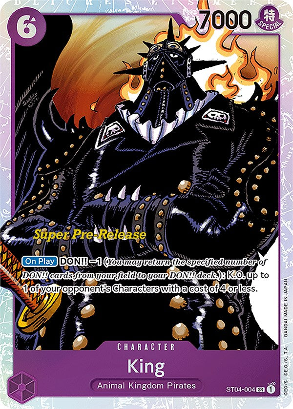 King [Super Pre-Release Starter Deck: Animal Kingdom Pirates] | Shuffle n Cut Hobbies & Games