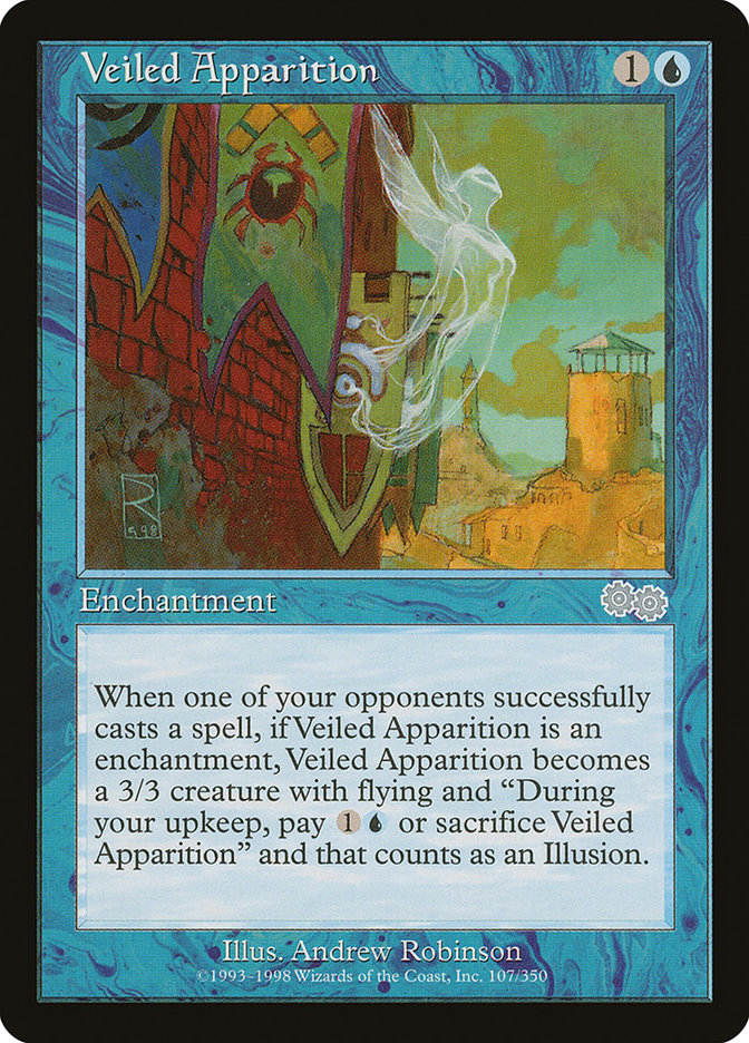 Veiled Apparition [Urza's Saga] | Shuffle n Cut Hobbies & Games