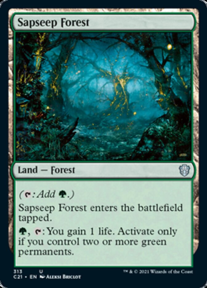 Sapseep Forest [Commander 2021] | Shuffle n Cut Hobbies & Games