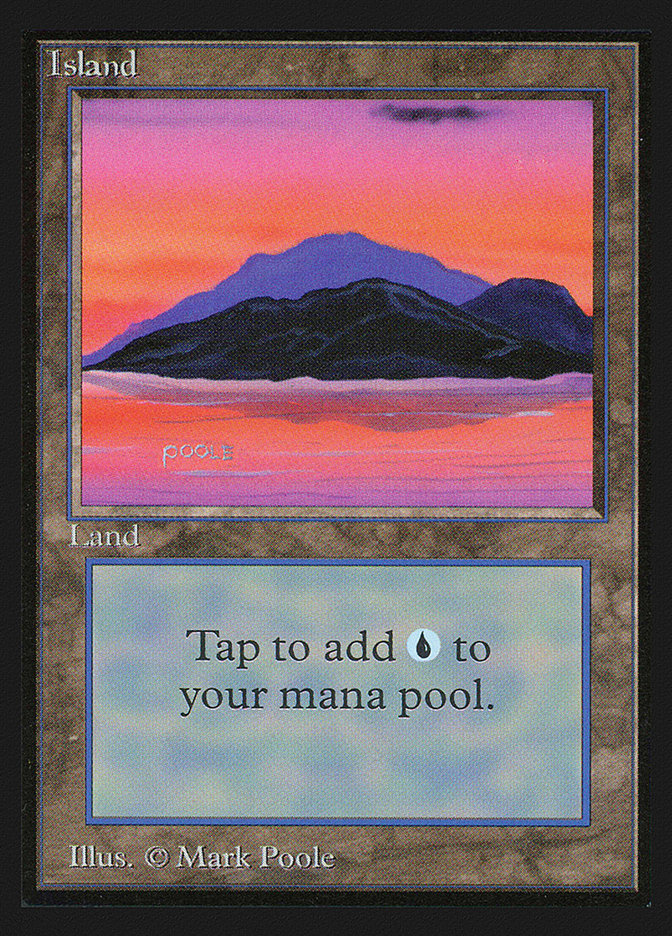 Island (Sunset / Signature on Left) [International Collectors' Edition] | Shuffle n Cut Hobbies & Games
