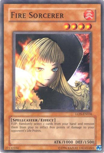 Fire Sorcerer [LON-EN036] Common | Shuffle n Cut Hobbies & Games
